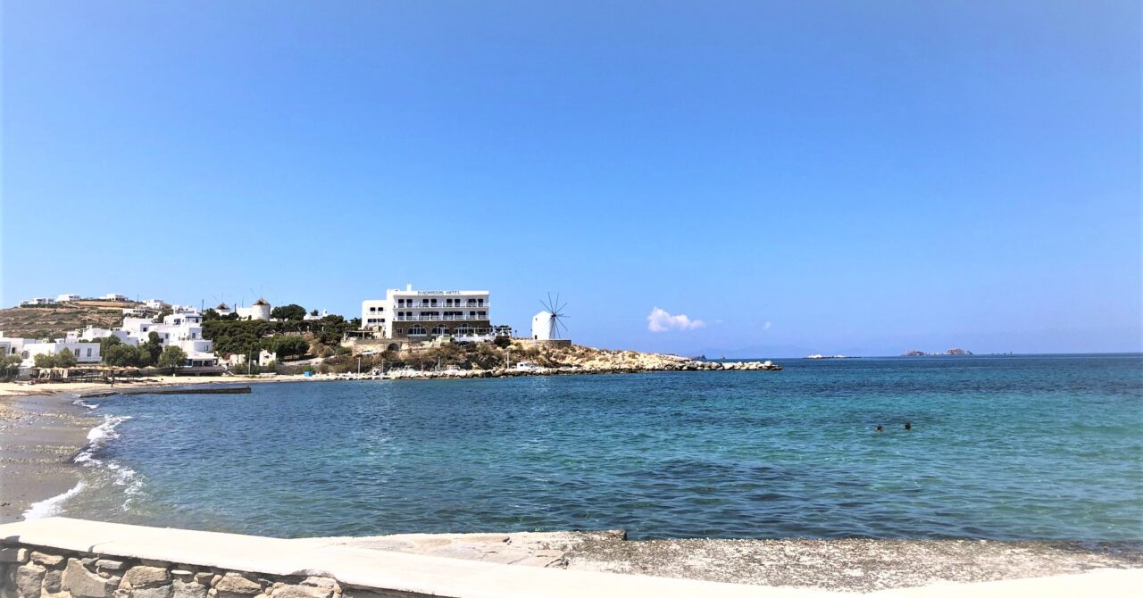 Photograph of a Paros beach from The Personal Collection of Helene and Zaf
