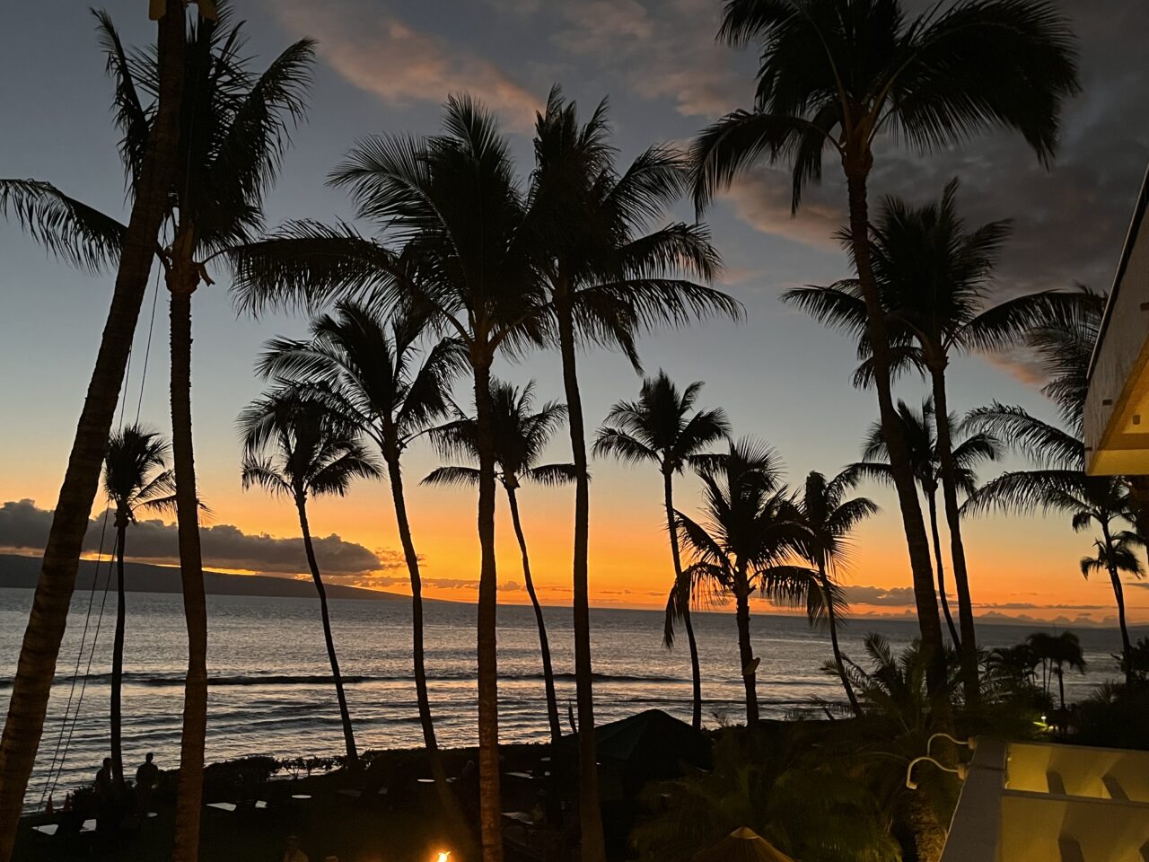 Photograph of a Hawaiian Sunset from the Personal Collection of Helene and Zaf